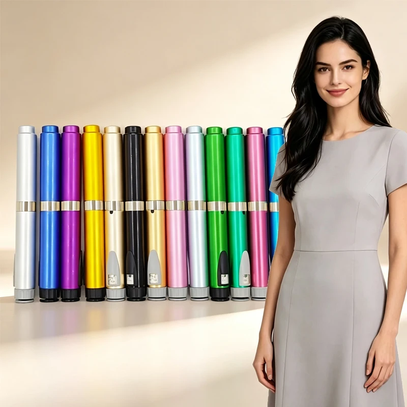 High-Quality //V2 Reusable Metal Injection Pen Compatible with 3ml Cartridges Sub Bottle Customizable for Personal Care Beauty