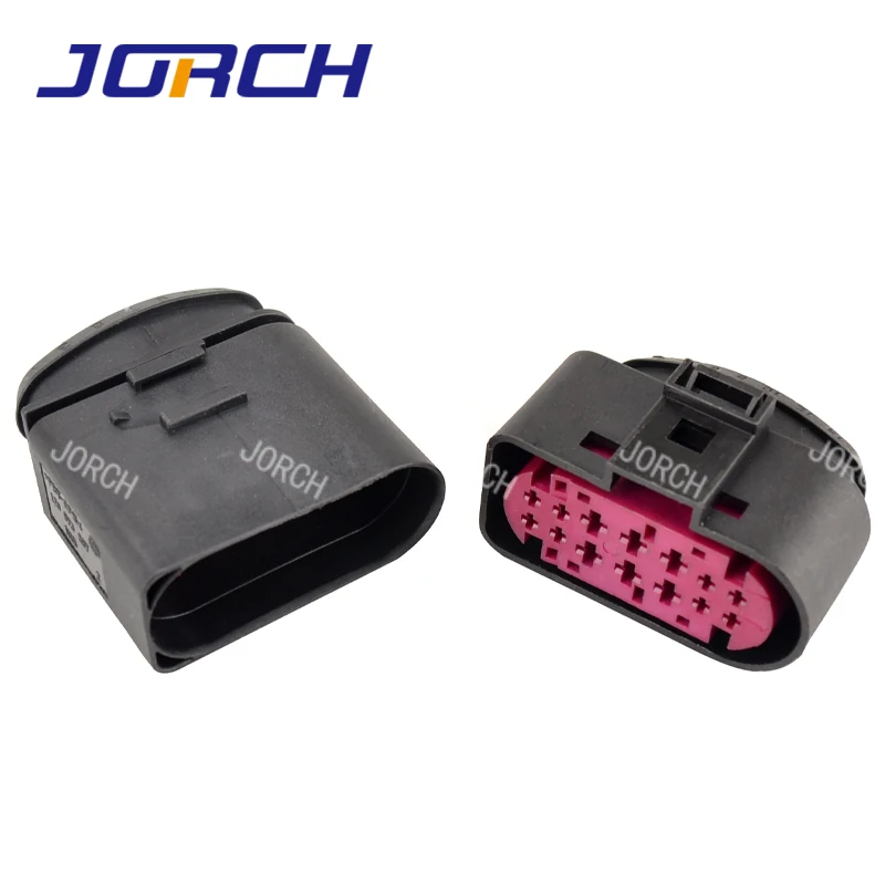 14 pin male female Waterproof Auto Connector Wiring harness V-W electrical connectors 1J0973737 1J0973837