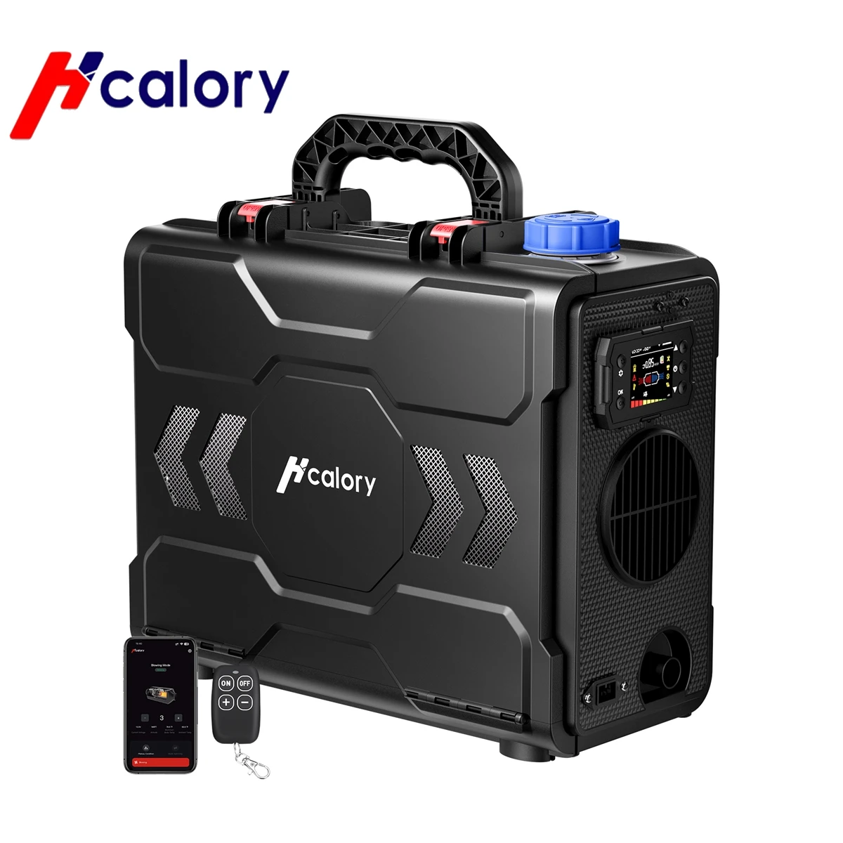 Hcalory TB2 All-in-One Parking Heater 12V Portable Diesel Heater 6L Fuel Tank 2024 Upgrade 8KW bluetooth Smart Diesel Air Heater