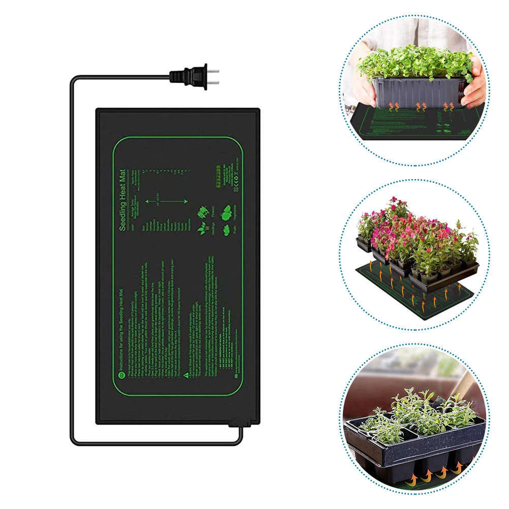 

Waterproof Heating Mat for Plants with Even Heat Distribution for Germination and Rooting Use in Indoor Gardens Greenhouse