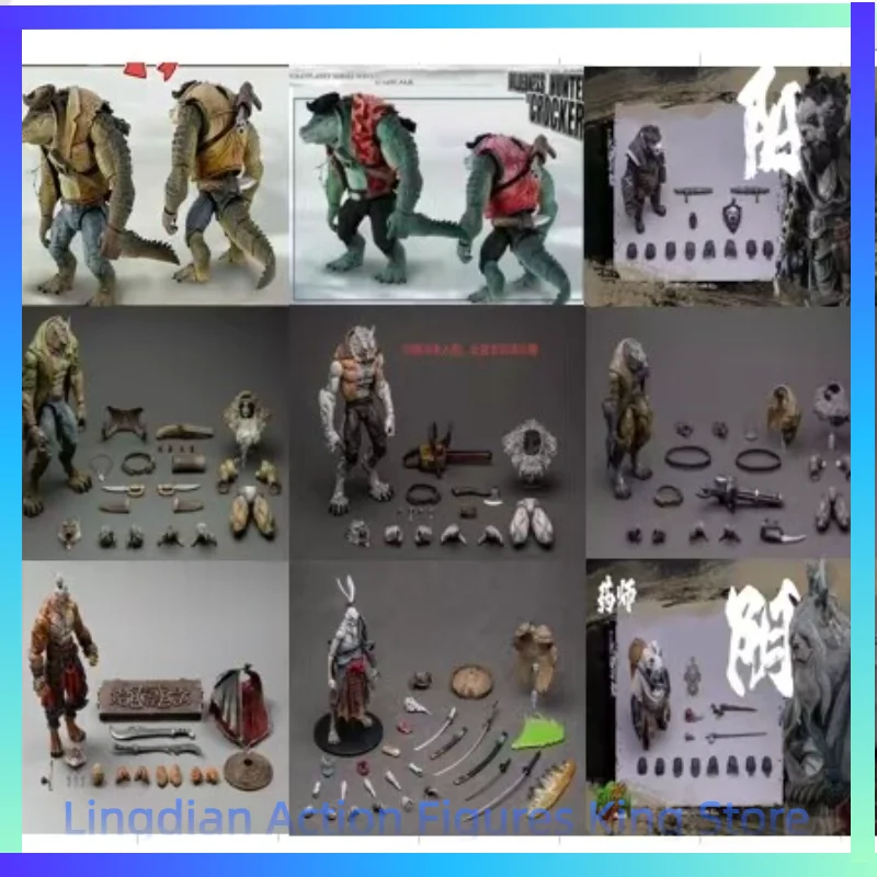 

В наличии: Фигурка Craftsman Alliance Furui Planet Crocodile Old Hermit White Tiger White Wolf Rabbit Man Panda Yin Yang 1/12