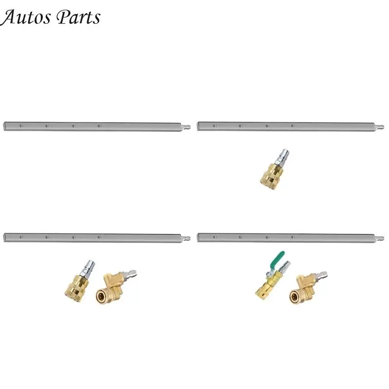 

57BA Water Cleaner Tool Cleaning Wand with Quick Coupler Joint Washer Tool for Car Trucks Radiators Power Washer Wand