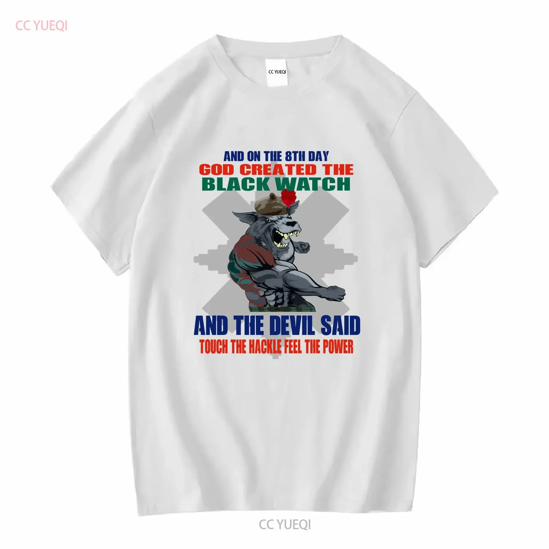 Black Watch The Royal Regiment of Scotland T Shirt or SweaT vintage Washed Versatile Comfortable homme Soft Stretched Unisex view 4