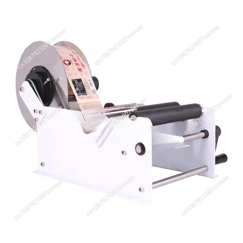 MT-30 Hand round bottle labeling machine, wine/plastic bottle labeling,