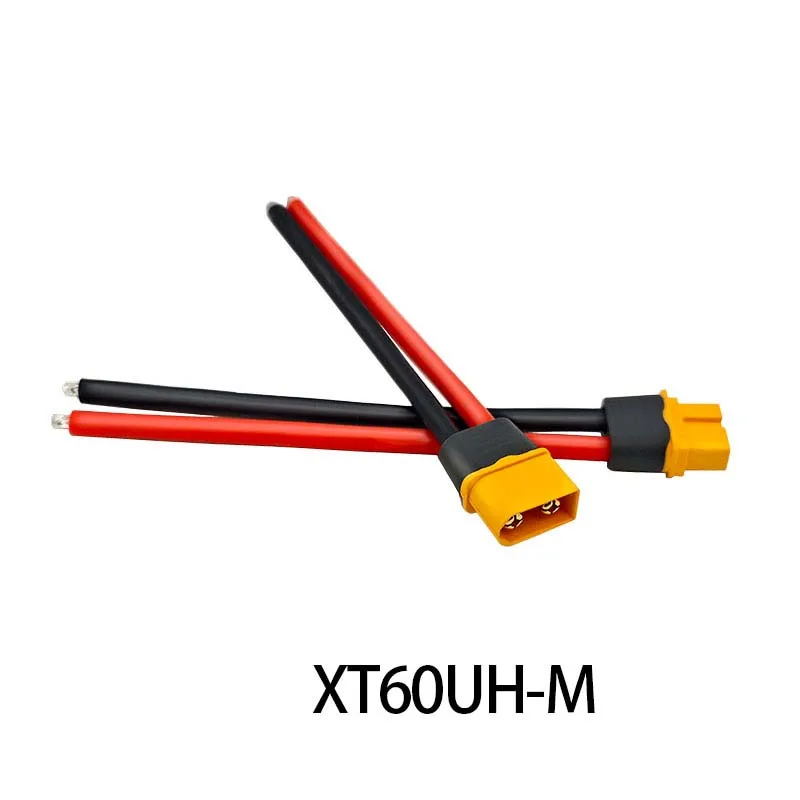XT60UH-M/F كابل محول الرأس 12/14/16AWG سلك السيليكون 10/15/20/30/50 سنتيمتر