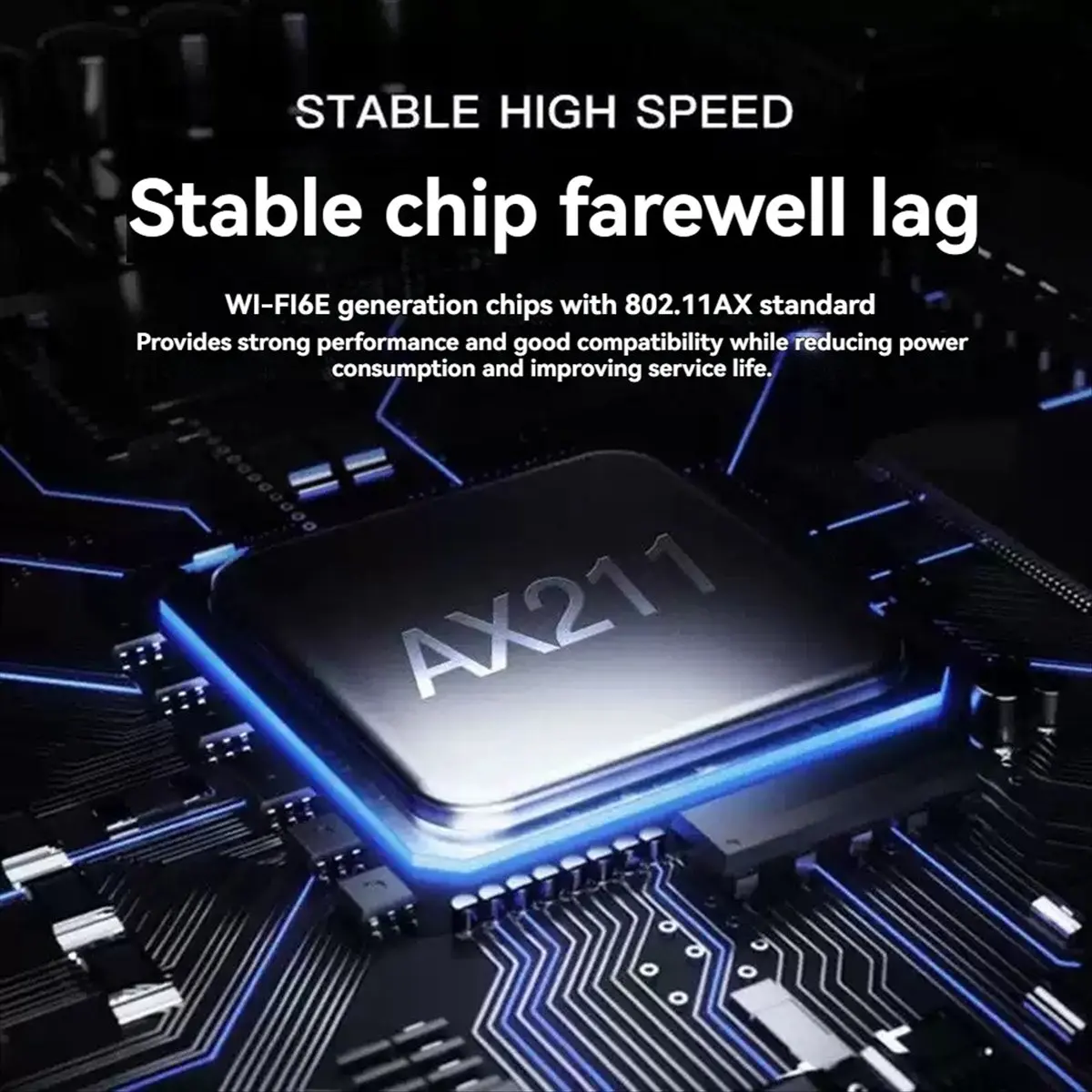 AX211NGW WiFi 6E Karte + 2x8dBi Antenne 2,4G & 5G & 6G M.2 CNVio Bluetooth 5.3 802.11AX Unterstützung Win10/11 LINUX WiFi Karte-BCBW