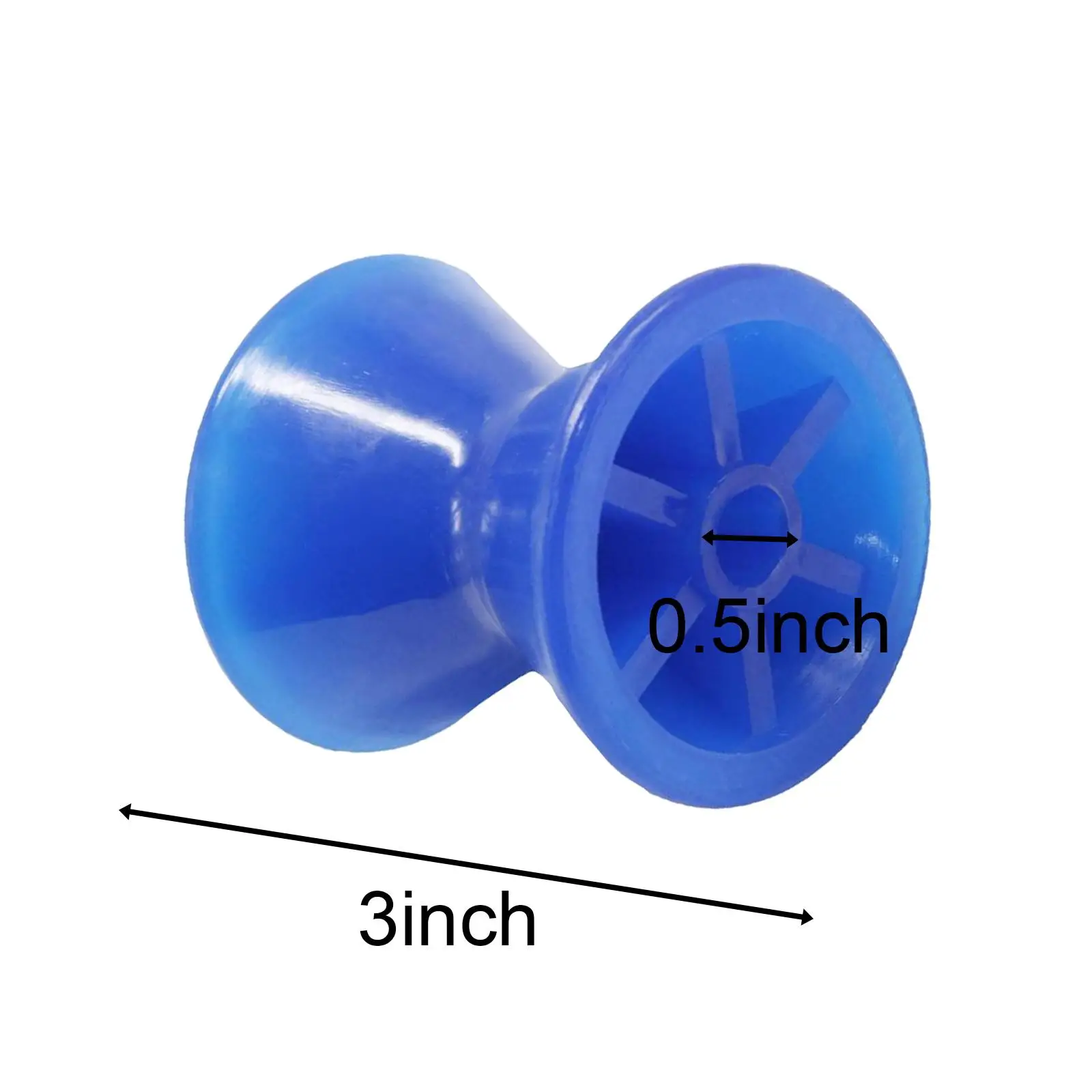 Marine Bow Roller Replacement Attachment Plastic Accessory for Sloop Boat Trailer Spare Fitting Support