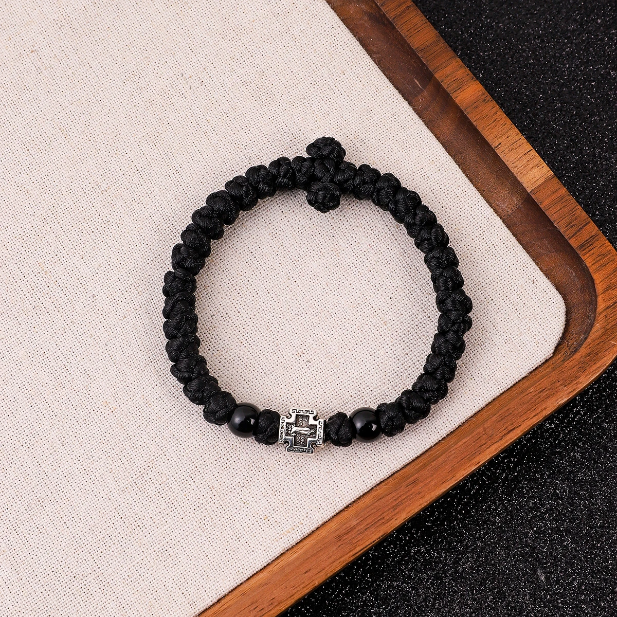 1pcs Greek Christian Bracelet Komboskini Orthodox Prayer Rope Catholic Handmade Rosary