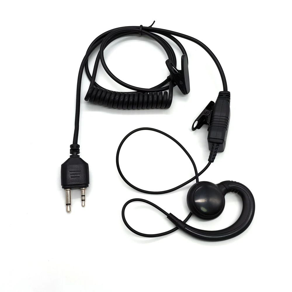 Headset PTT Mic for Midland Walkie Talkie GXT2050VP4 LXT Serie Alan 654 G6 Radio Earphone Swivel Earpiece