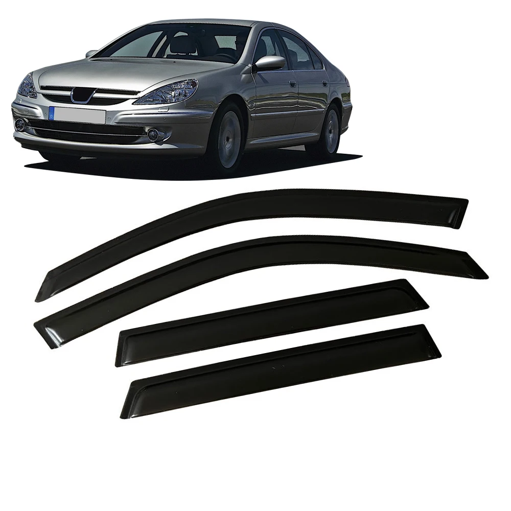 

Для PEUGEOT 607 1999-2010 автомобильный козырек на боковое окно, защита от солнца и дождя, козырек, защитная крышка, аксессуары для рамки