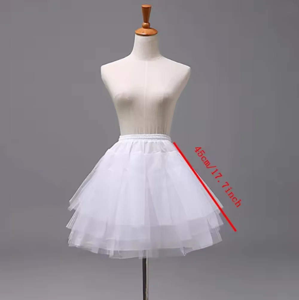 Flower Girls Petticoat Underskirt Cosplay Party Children kids Lolita Ballet Tutu Skirt Enaguas Sottogonna Mini