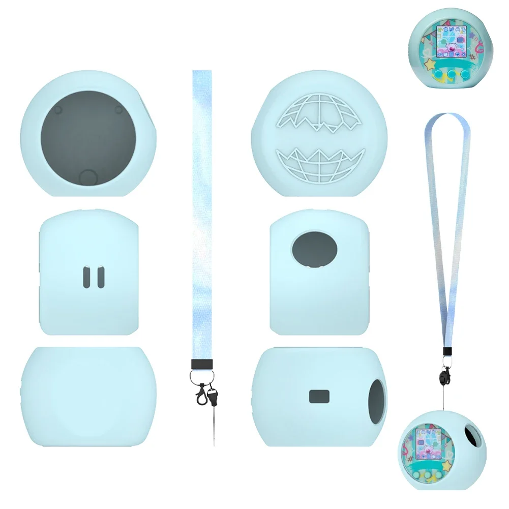 Funda De Silicona Para Punirunes – Rosa Y Azul, A Prueba De Golpes Y Arañazos, Ajuste Preciso, Lavable, Protege Tu Juguete Digital Interactivo