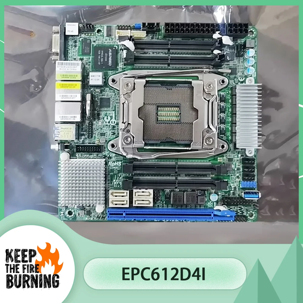 For ASRock Rack Workstation motherboard LGA2011 Support E5-1600/2600 v3/v4 DDR4 EPC612D4I