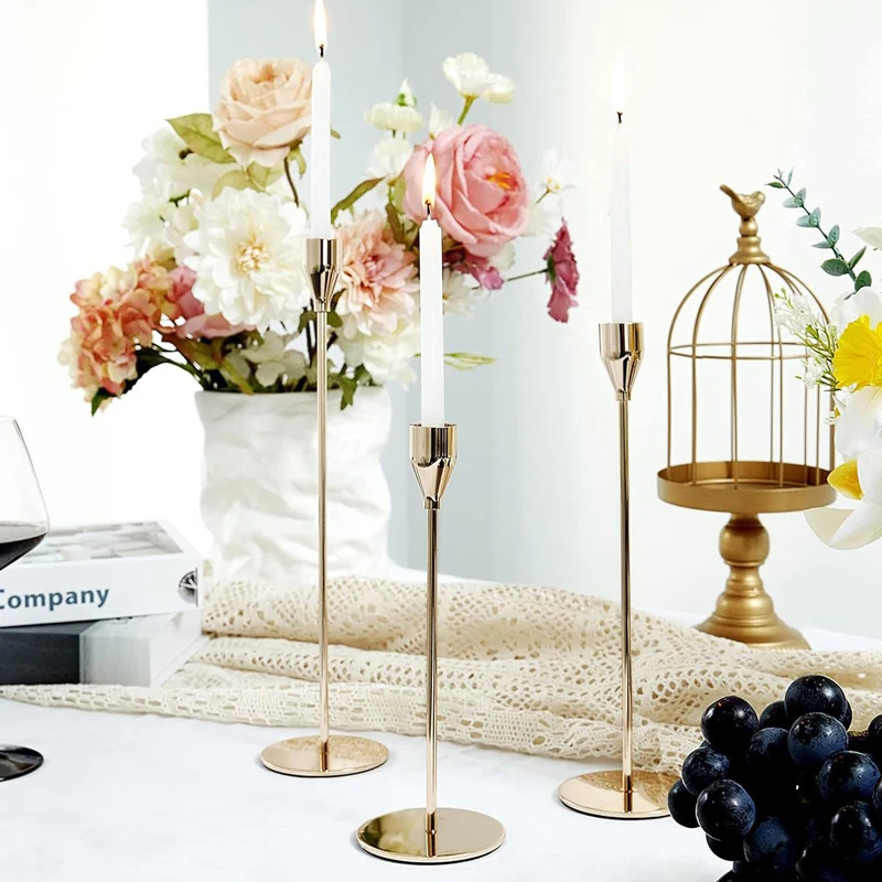 Европейский стиль металлический подсвечник для дома и праздников