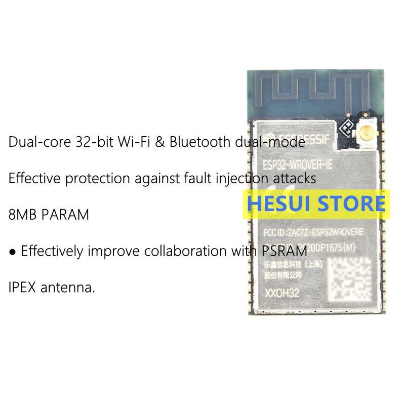 ESP32-WROVER-IE dual core WiFi& Bluetooth MCU module Internet of Things wireless module