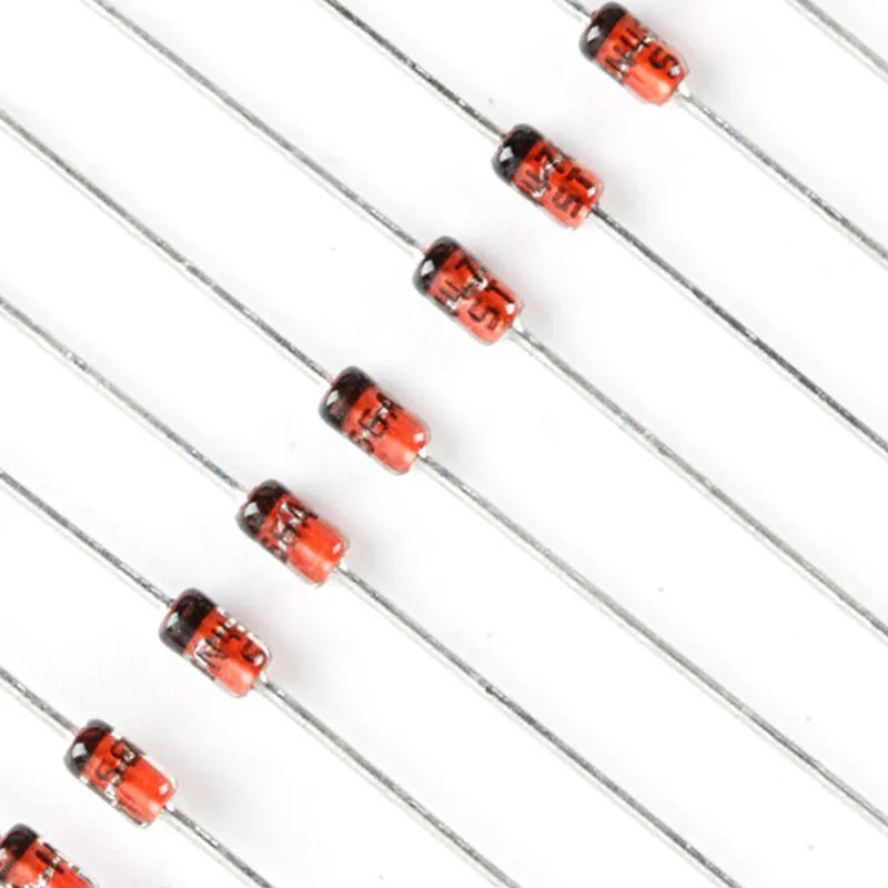 50pcs 1W Zener Diode1N4758A 1N4756A 1N4752A 1N4751A 1N4749A 1N4747A 1N4746A 1N4745A 1N4744A 1N4743A 1N4742A 1N4741A DO-41 image 2