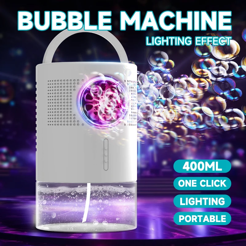 

Высокопрочный, портативный генератор мыльных пузырей с большой емкостью 400 мл – идеально подходит для мероприятий на открытом воздухе.