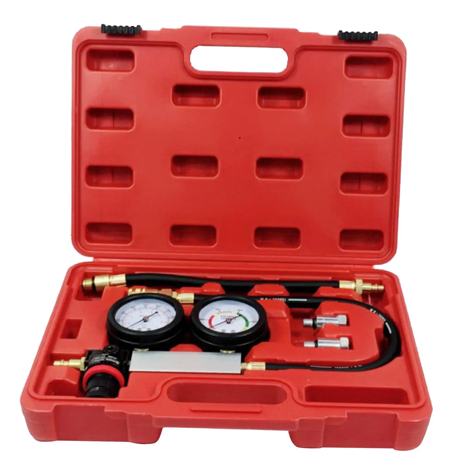 Universal Cylinder Leak Down Tester Compression Detector Kit for Automotive Motorcycle 4 Stroke Engine Troubleshooting Analysis