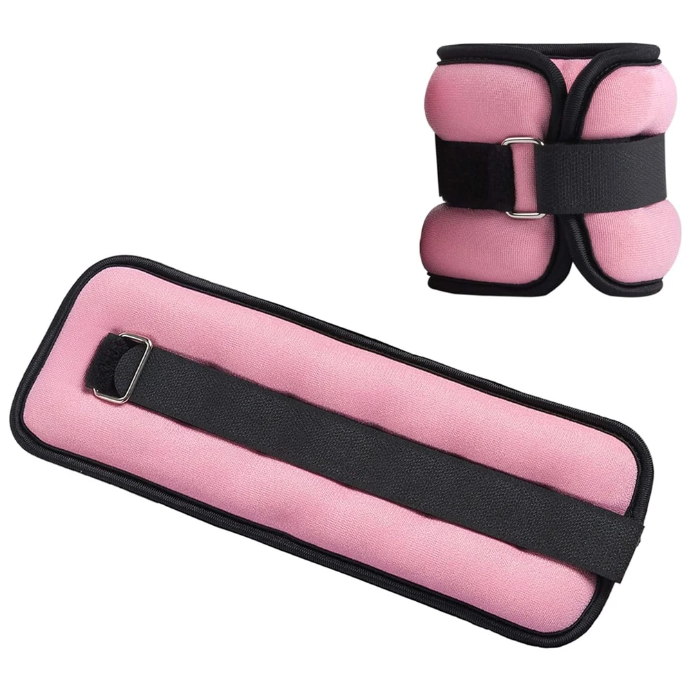 1 Paar verstellbare Fußgelenkgewichte für Damen und Herren, (0,5 kg / 1 kg pro Packung), modularisierte Bein- und Handgelenkgewichtsgurte für Yoga, Gehen – Detail 1