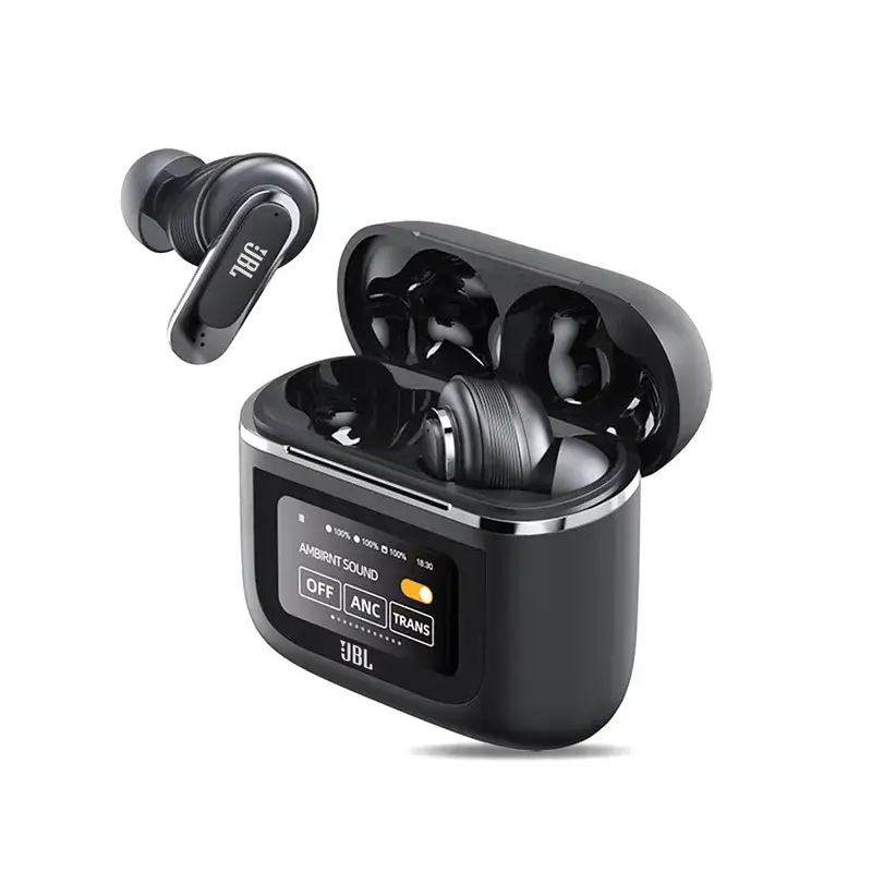 سماعات أذن JBL Tour Pro 2 لاسلكية حقيقية، بلوتوث، إلغاء الضوضاء النشط، سماعات رأس مع علبة شحن ذكية مزودة بإضاءة LED، أصلية - 4