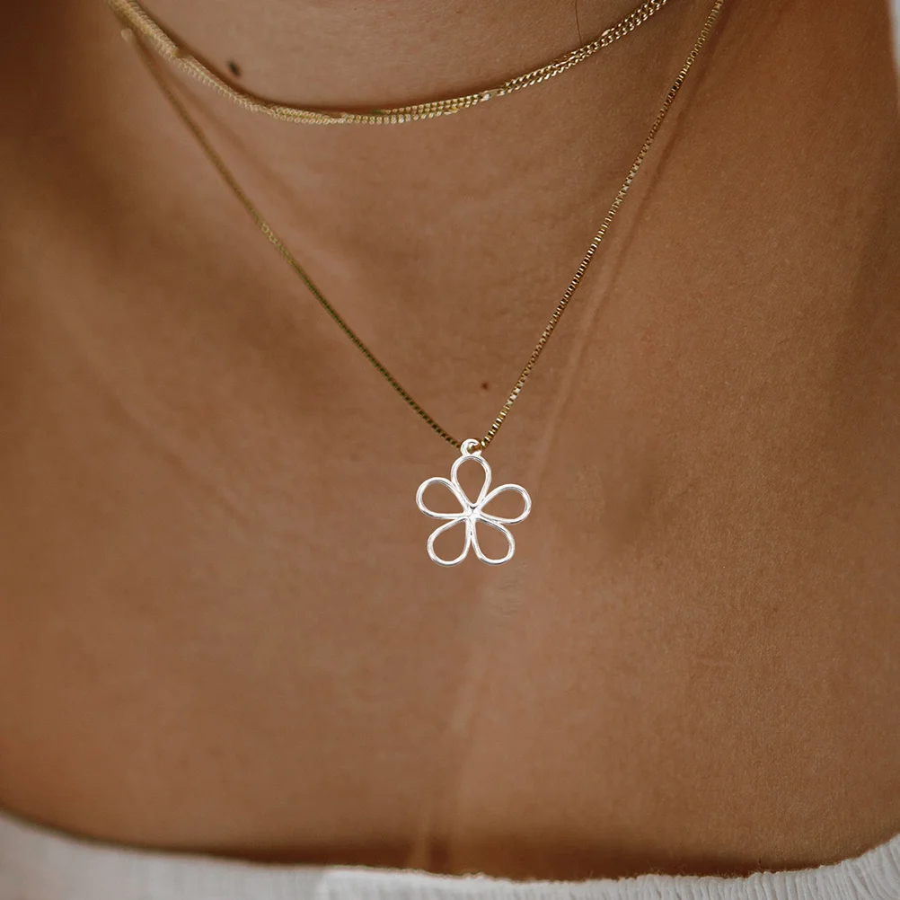 

100 Pcs Spinner Pendant Alloy Petals Bracelets Metal Kits Jewelry Making Pendants