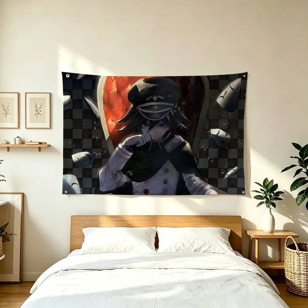 K-Kokichi Ouma D-Danganronpa  Flags Wall Hanging Tapestry Outdoor Garage Room Decorative flag Background Blanket