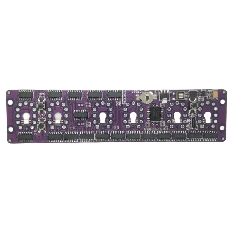 6-digit IN12 Glow Tube 3231 Clock Circuit Board DIY Kit NixieTubecock