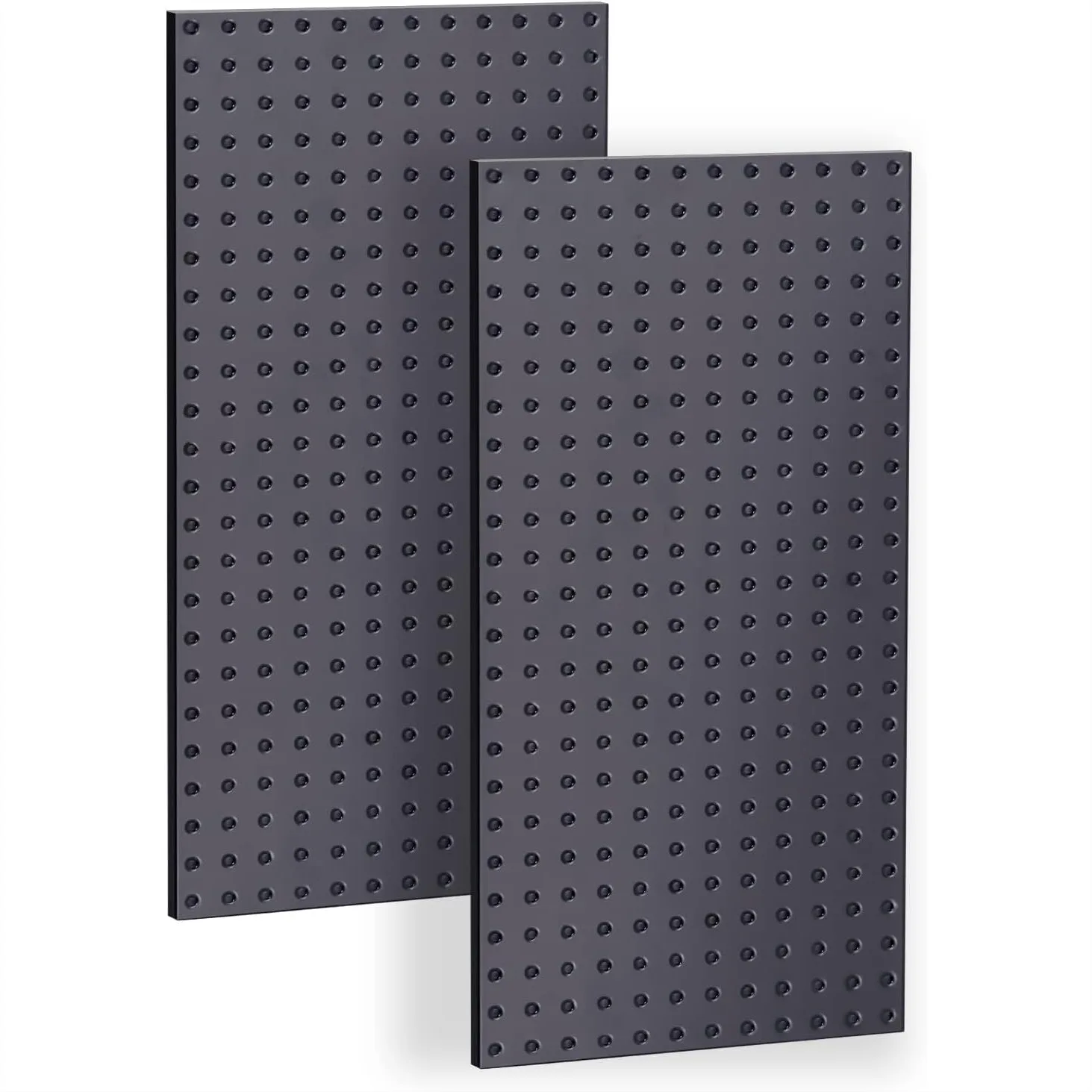 

2 Pcs Metal Pegboard Wall Panels for Garage Tool Storage, DIY Organization with Hooks