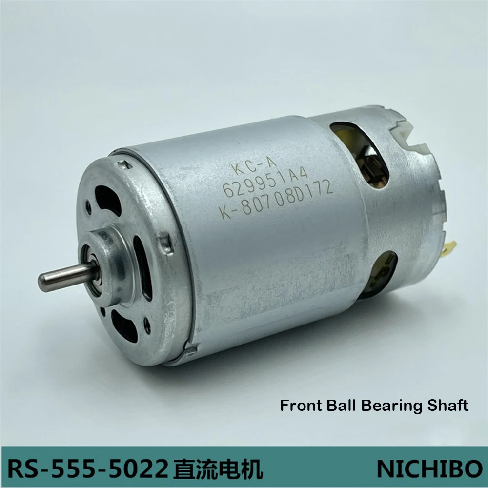 NICHIBO RS-555-5022/76 555 Motor DC 6V-18V Powerful Electric Motor High-speed 15500rpm Large Torque 36mm Motor with Cooling Fan