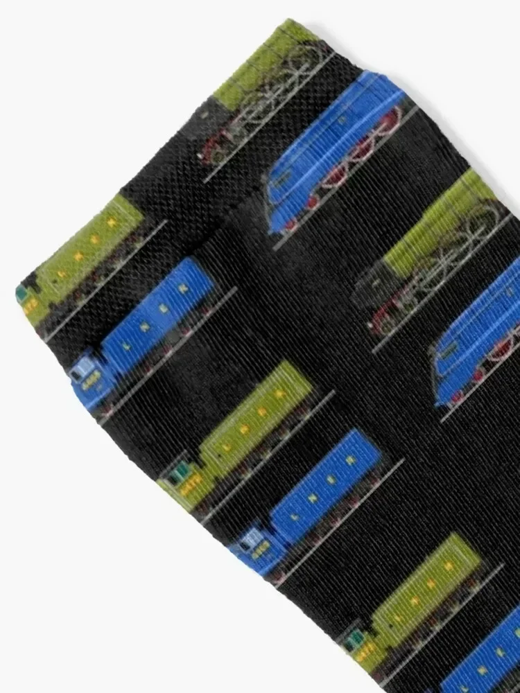 Flying Scotsman and the Mallard Socks men cotton high quality christmas gift Socks Ladies Men's