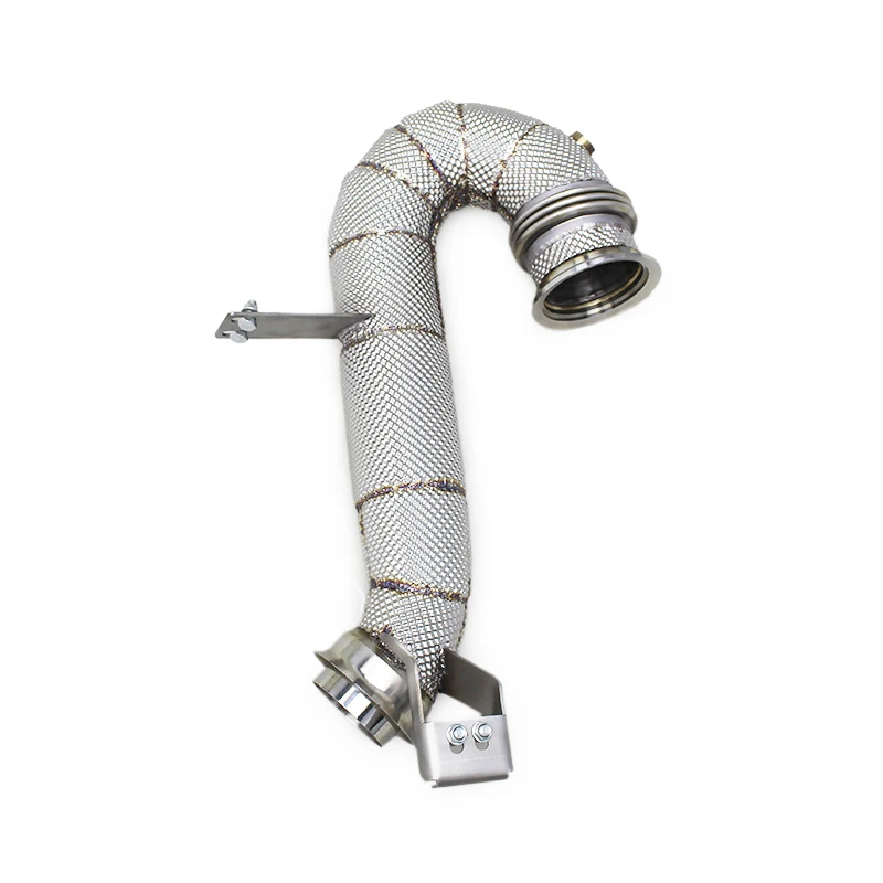 

YD Free Flow Exhaust Downpipe For Mercedes-Benz AMG GT53/GLE53/E53 3.0T 2020-2024 Stainless Steel Exhaust Pipe With Heat Shield