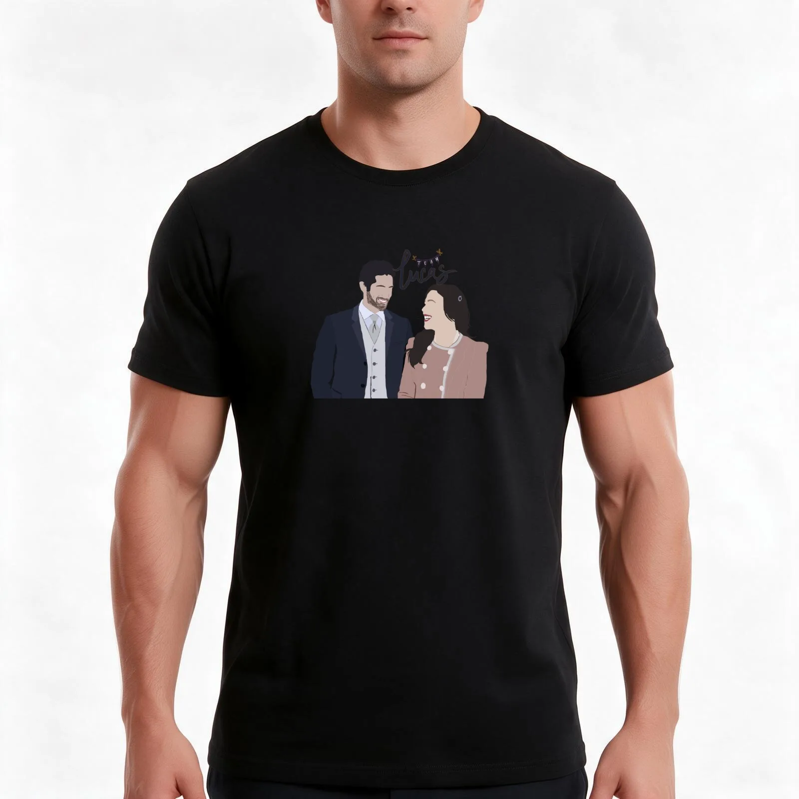 Team Lucas, When Calls the Heart. T-Shirt, Summer Casual Cotton Tee, Oversized Streetwear Tops, Vintage Graphic Print
