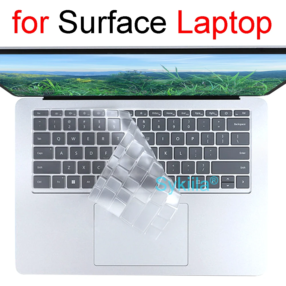 Keyboard Cover for Microsoft Surface Laptop 13 7 6 5 4 3 2 13 15 13.5 13.8 Studio GO 2 Silicone Protector Skin Case TPU