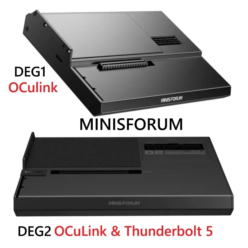 MINISFORUM DEG1/DEG2 OCuLink & Thunderbolt 5対応 外付けGPUドック