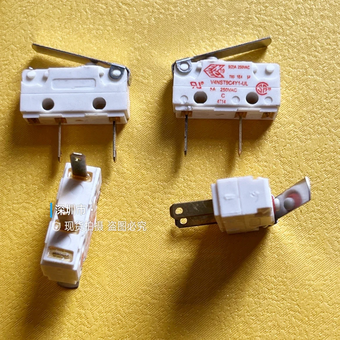 Original New 100% V4NST9C4Y1-UL Micro Switch Normally Open IP67 Waterproof