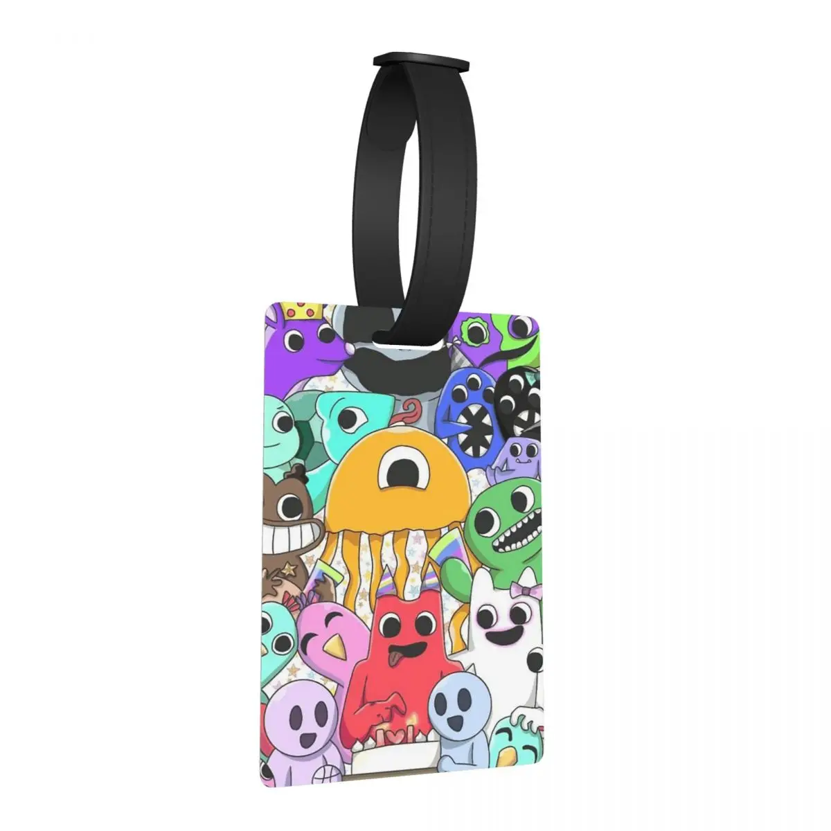 

Мультяшные бирки для багажа Garten Of Banban, аксессуары для чемоданов, этикетки для путешествий, держатели для багажных бирок, идентификационные бирки с именем и адресом