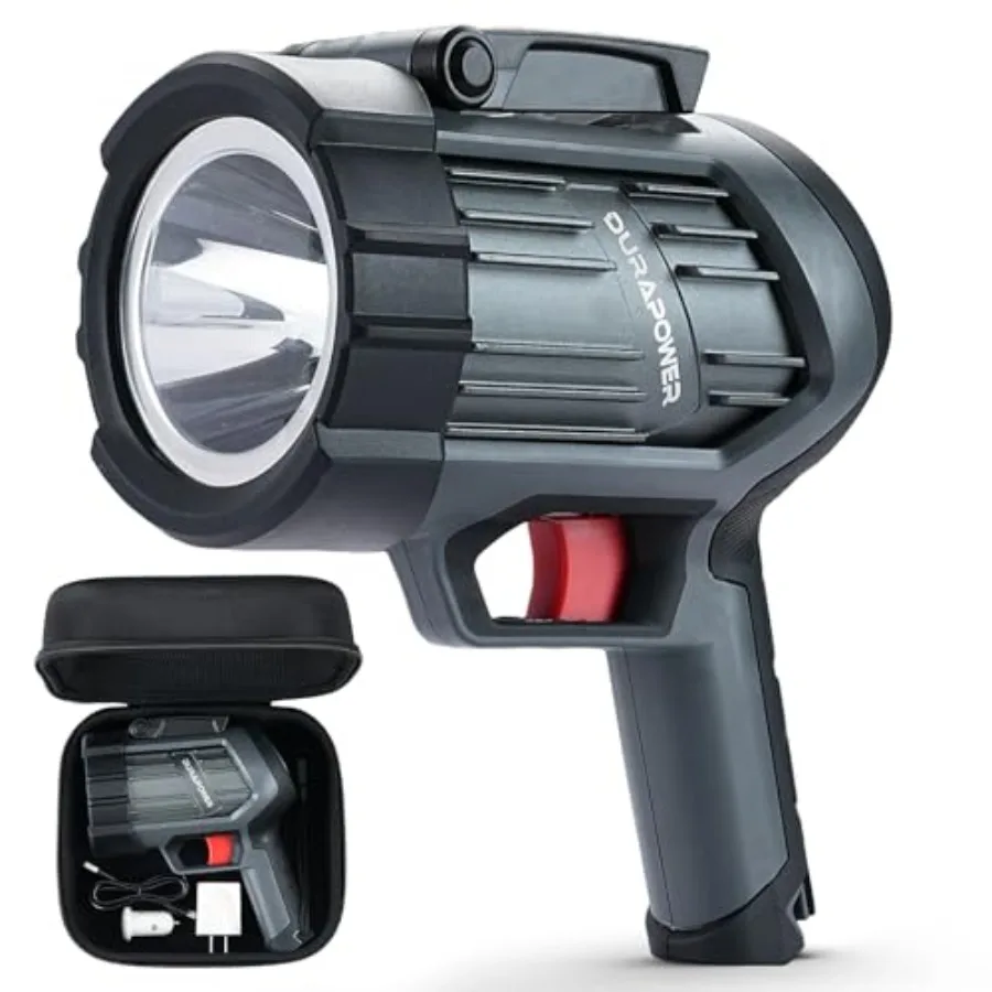 

Ultra Bright High Lumen Rechargeable Spotlight IP67 Waterproof and Shockproof Portable Torch Suitable for Outdoor Camping Emerg
