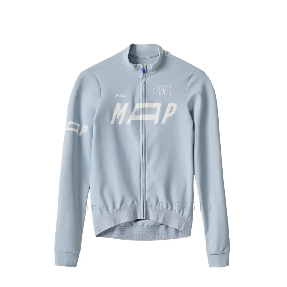 Image of Herren-Radtrikot Frühling Sommer Langarm-Fahrradshirt Atmungsaktive Leichte Fahrrad-Sportbekleidung Hochwertig UPF50+
