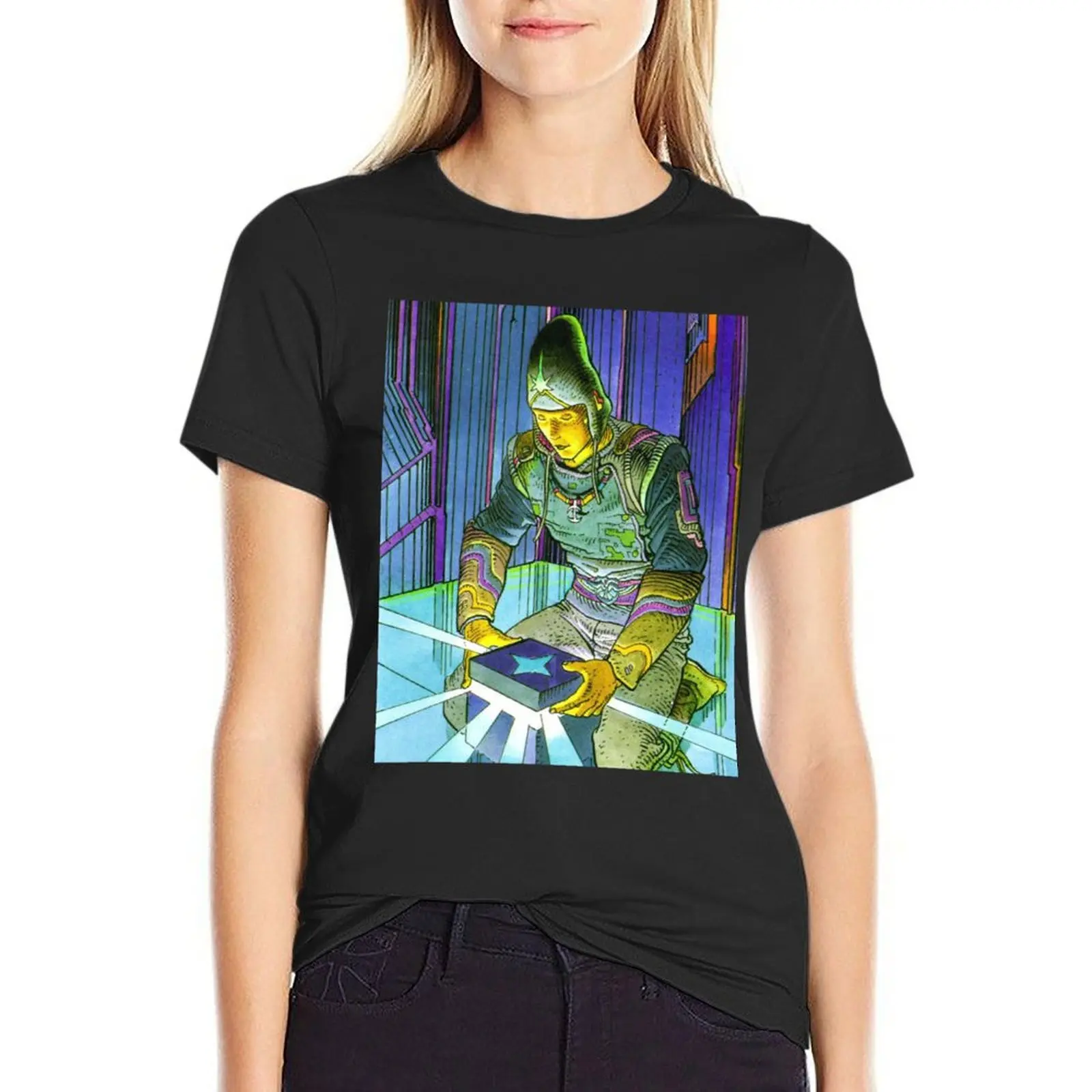 Moebius jean Girraud T-Shirt funny vintage clothes T-shirts for Women