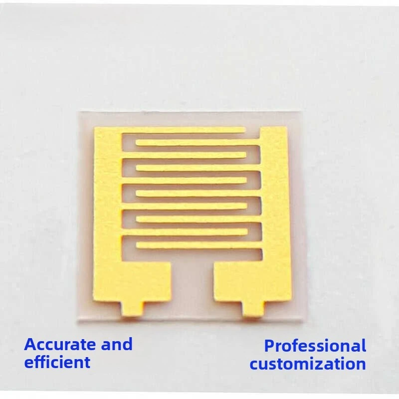 Custom BF33 Glass Substrate Interdigital Electrode/Capacitor Array Biogas Humidity Sensor