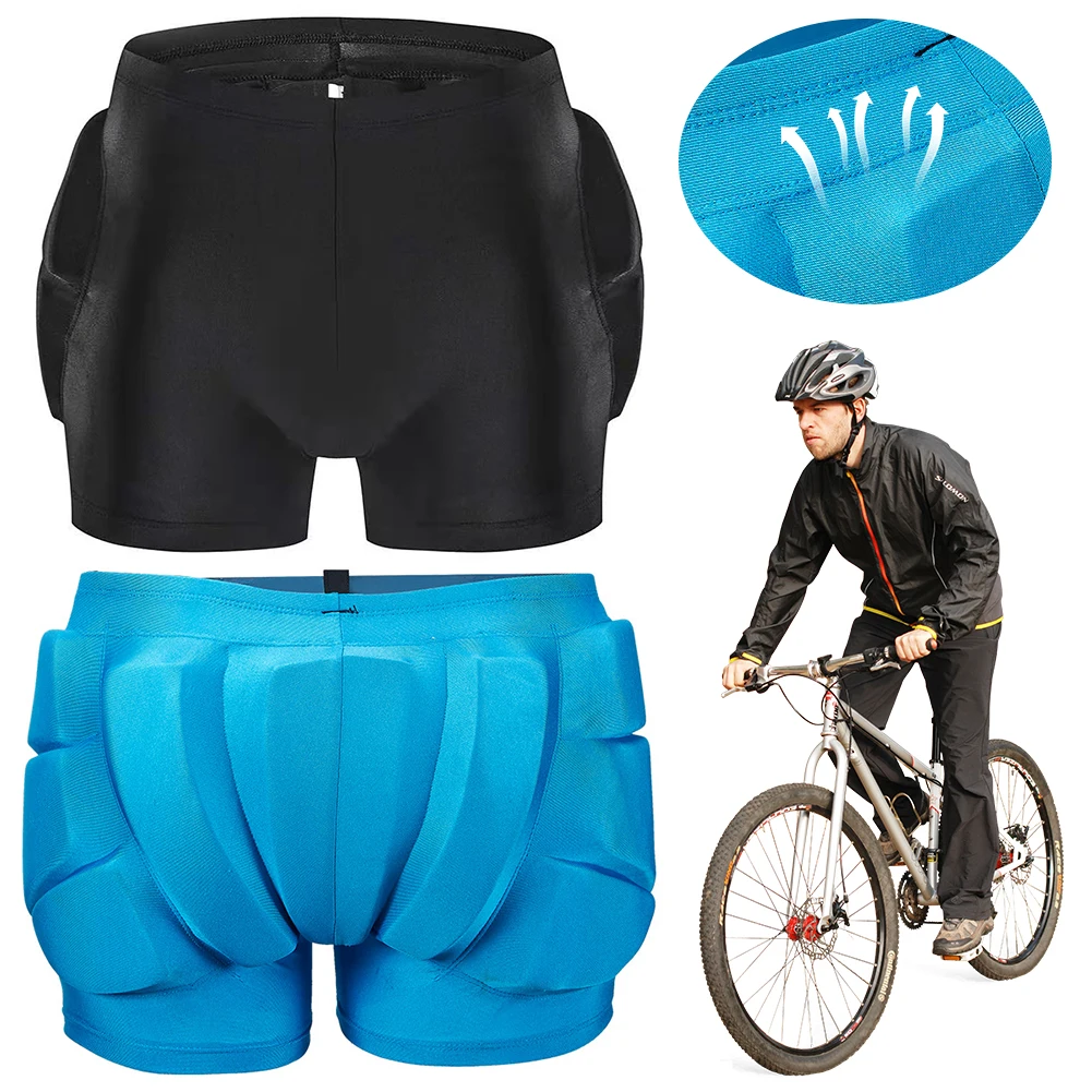 Pantalones cortos acolchados para deportes al aire libre, absorción de golpes, equipo de esquí para coxis para niños, pantalones deportivos transpirables para cadera y trasero, Protector de patín para ciclismo e invierno