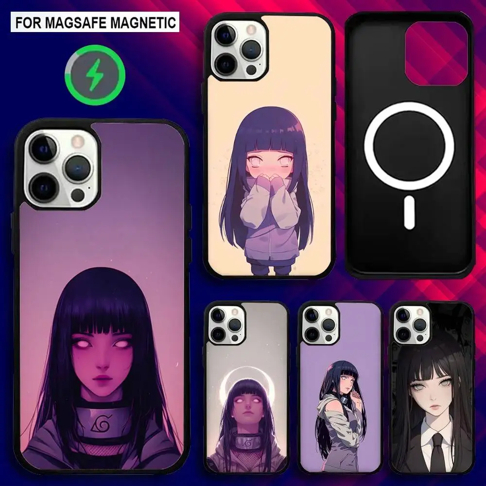 

H-Hyuuga H-Hinata Anime Phone Case For iPhone 16e,16,15,14,13,12,11,Plus,Pro,Max,Mini Magsafe Magnetic Wireless Charging