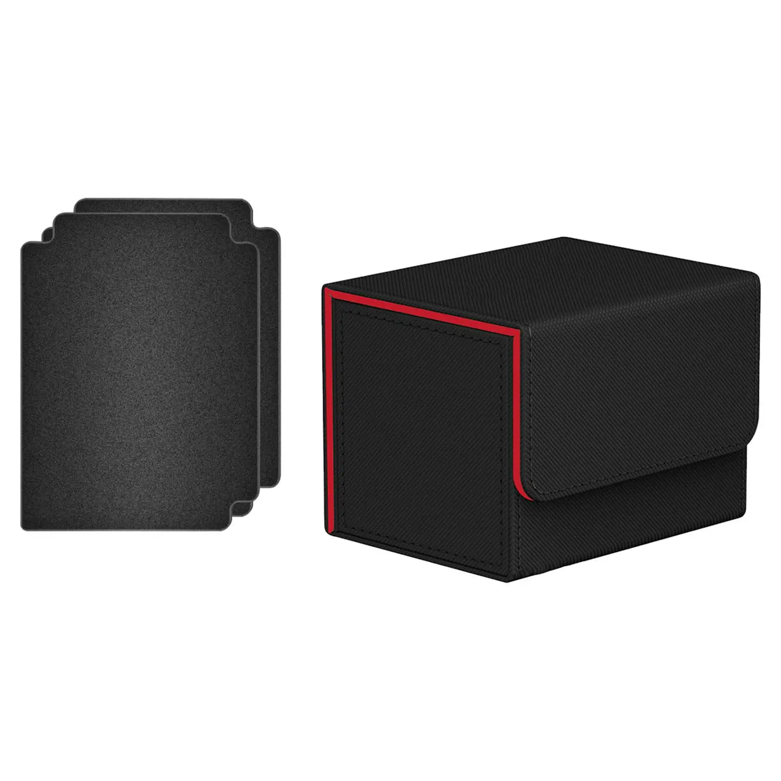 

Коробка для колоды карт Премиум для коллекционных игральных карт Коробка для хранения колоды Черный Красный