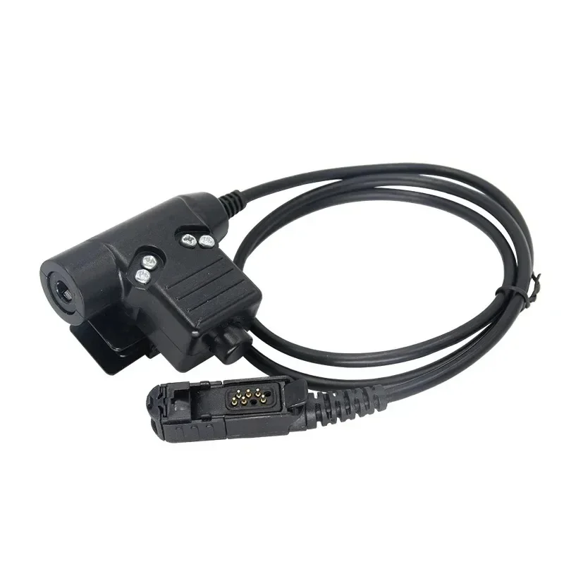 U94 Tactical Military Hunting Headset Adapter PTT for Motorola P6600 P6620 DP2400 MTP3250 MTP3150 Walkie Talkie