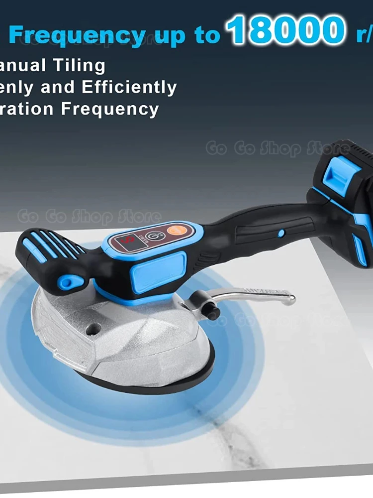 Tiles Tiling Machine Tile Vibrator Suction Cup Adjustable Protable Automatic Floor Vibrator Leveling Tool