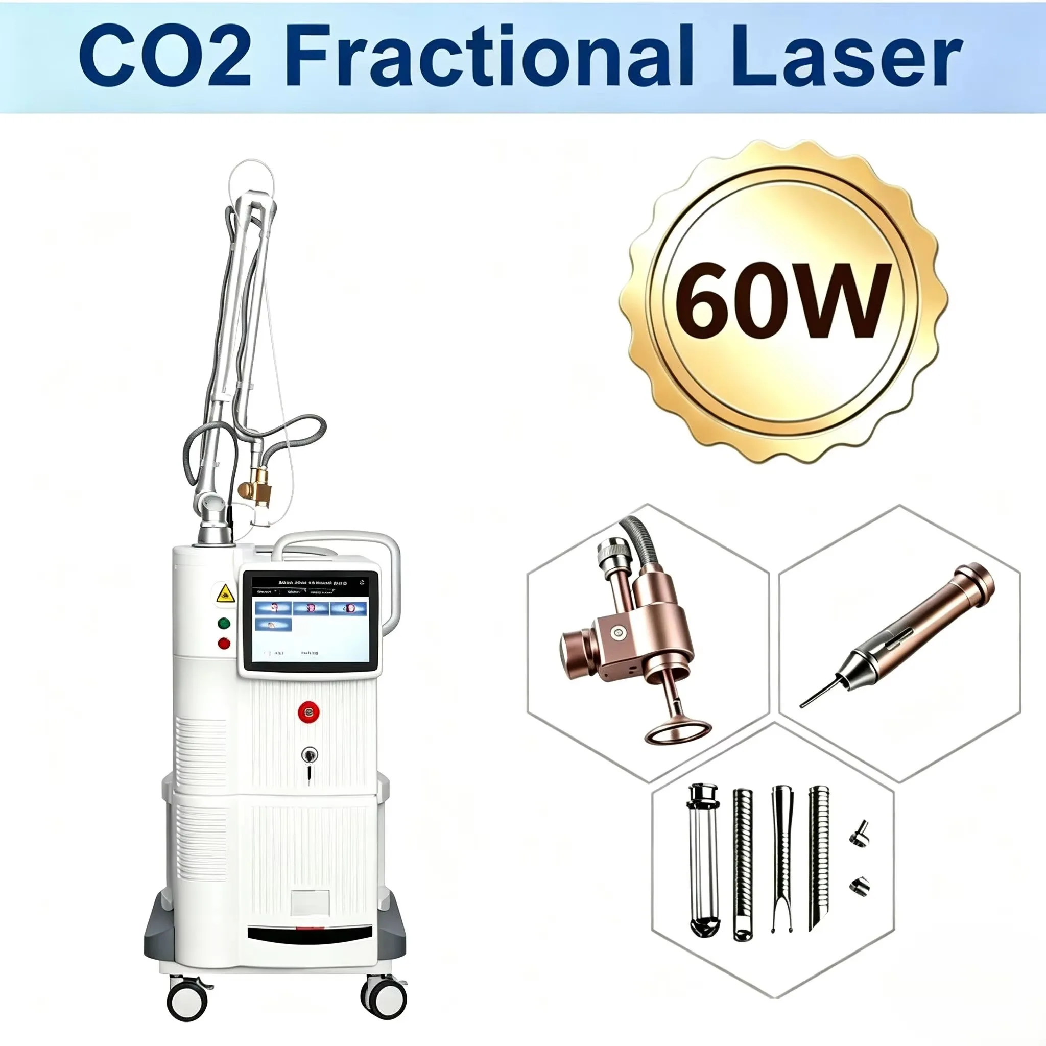 Newest design 4D Fotona Co2 Fractional lase Treatment Machine 10600nm lase beaut machine For Resuacing Acne Scars