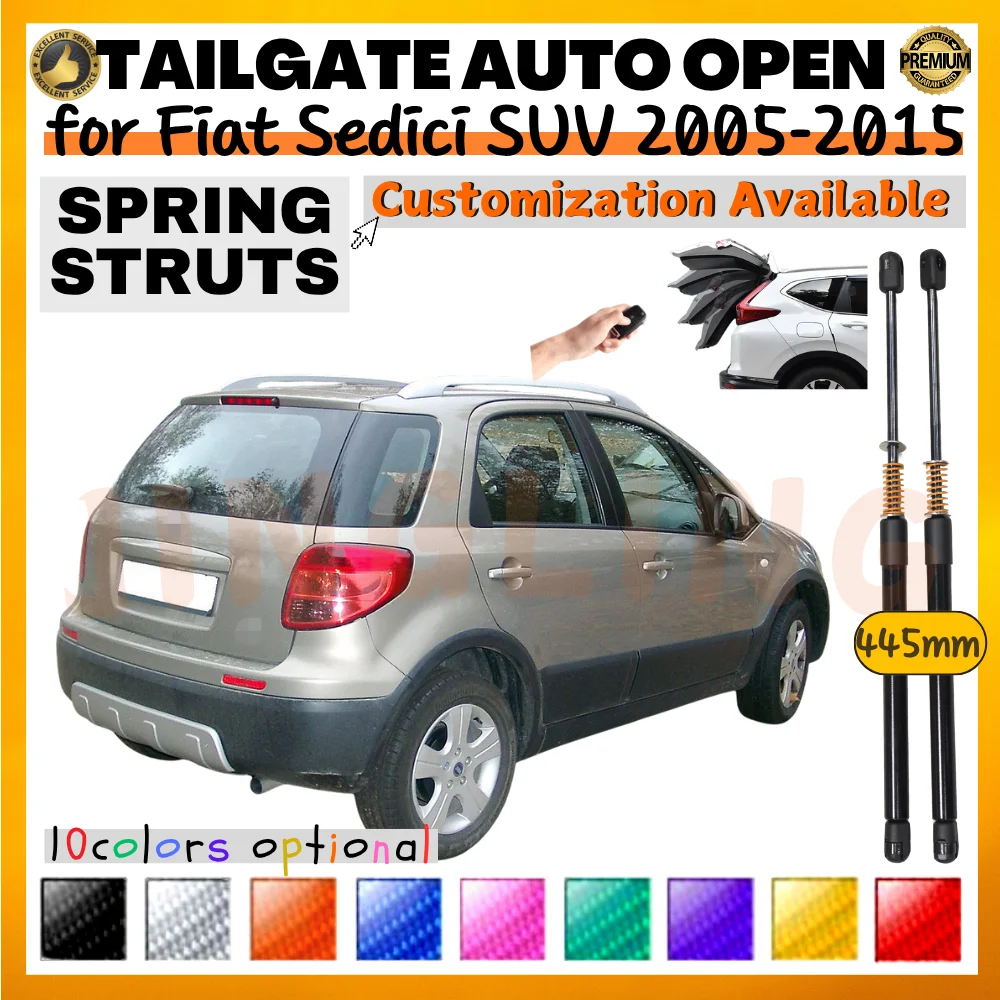 

Qty(2) Trunk Struts with Spring for Fiat Sedici SUV 2005-2015 445MM Rear Tailgate Boot Lift Supports Shock Absorbers Dampers