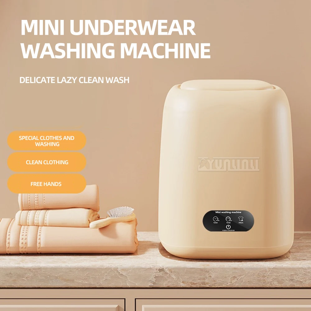 Household Mini Washing Machine Automatic Portable Washing Machine for Underpants,bras and children's clothing