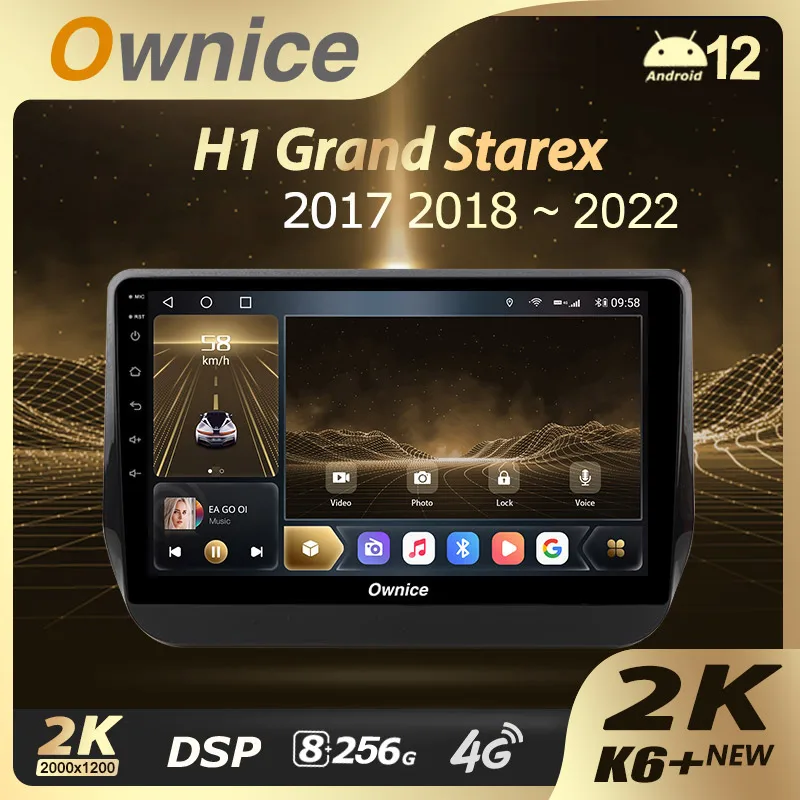 

Ownice K6+ 2K up 8G+256G for Hyundai H1 2 Grand Starex TQ 2017 - 2022 Car Radio Video Player GPS Navigation Stereo Android 2 Din