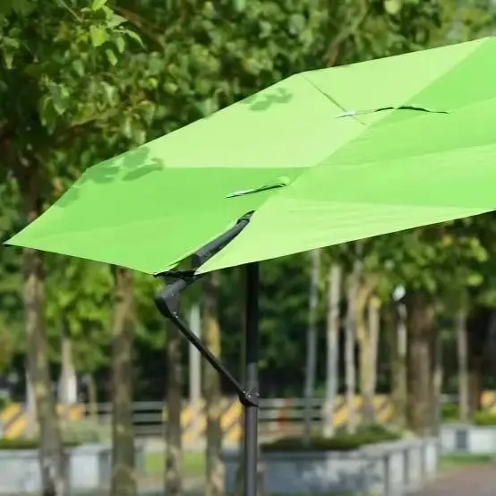 

Leaf Shape Luxury Cantilever Umbrella, Big Outdoor Patio Garden Parasol, durable sunshade for courtyard and backyard leisure are
